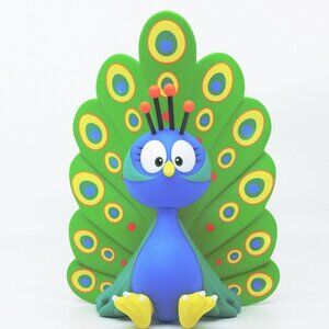 NEW VeeFriends Collectible 6" Vinyl Practical Peacock Figurine Created for Macys